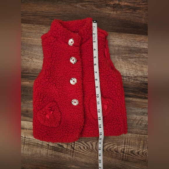 Kid's headquarters vest, red color, 18/24 months - Picture 6 of 7